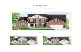 Lafayette Plan Insert - Thorburn Estates Lafayette Elevation A, B & C Opt. Window. Elevations shown