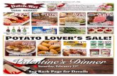 Valentine’s Dinner - ShoptoCook, Inc. · PDF file Tony's Pizza Assorted Varieties, 18.9-20.6oz. 2 $5 You Save $1.58 With Rewards! for Restaurant Fries Assorted Varieties, 16-28oz.
