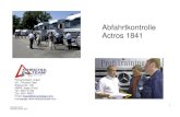 Abfahrtkontrolle Actros 1841 - Fahrschulteam Lingen 2018. 10. 26.¢  3 Abfahrtkontrolle Mercedes Actros