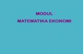 MODUL MATEMATIKA EKONOMI · PDF file 2020. 12. 8. · MATEMATIKA EKONOMI MODUL. FUNGSI. FUNGSI FUNGSI ALJABAR FUNGSI NON ALJABAR ATAU TRANSSEDEN FUNGSI IRRASIONAL FUNGSI RASIONAL FUNGSI