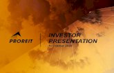 INVESTOR PRESENTATION - PRO Real Estate Investment ... ... INVESTOR PRESENTATION November 2020 Disclaimer