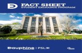 FACT SHEET ... FACT SHEET, ECHANE POA UNVEST PAS DAUPHNE-PSL Fact sheet 2021-2022 Student exchange program
