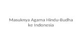 Masuknya Agama Hindu-Budha ke Indonesia