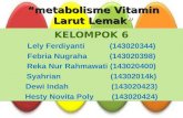 Metabolisme Vitamin Larut Lemak