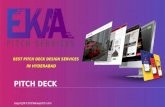 Best Investor pitch deck design Services