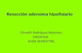 Resecci³n adenoma hipofisiario