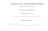 xiaolin showdown SCRIPT