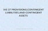 Ias 37 Provisions,Contingen t Liabilities,And Contingent Assets
