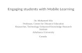 Engaging students with Mobile Learning