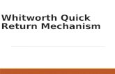 Whitworth Quick Return Mechanism
