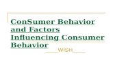 Consumer behavior and factors influencing consumer behavior
