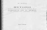 Metodo D. Gatti para corneta en sib