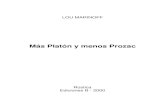 Marinoff, lou-   Ms Plat³n menos prozac