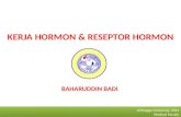 Kerja hormon dan Reseptor Hormon
