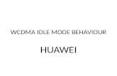 WCDMA Idle Mode Behaviour Huawei