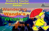 Weather riddles