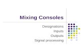Mixing Consoles