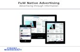 FuW Native Advertising Advertising through information