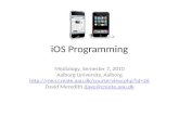 iOS  Programming