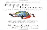 Free To Choose By Milton Friedman, Rose Friedman