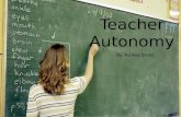 Teacher Autonomy
