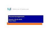 Procesmanagement Utrecht, 02-02-2010 Hans Evers