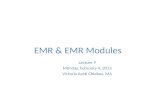 EMR & EMR Modules