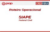 Roteiro Operacional  SIAPE  Federal Civil