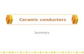 Ceramic conductors