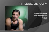 Freddie mercury timeline