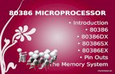 80386 Micro Processor