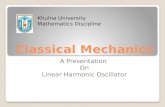 Simple harmonic oscillator - Classical Mechanics
