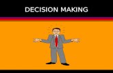 DECISION MAKING. Faulty Decision Making GUT INSTINCTS UNCONSCIOUS DECISION MAKING TRAPS