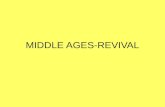 MIDDLE AGES-REVIVAL. DIVISIONS OF THE MIDDLE AGES 500-1000: Early Middle Ages 1000-1300: High Middle Ages 1300-1500: Late Middle Ages