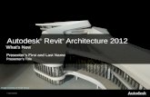 Revit Architecture 2012