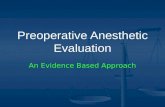 Preoperative Anesthetic Evaluation