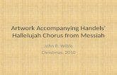 Artwork accompanying handelsâ€™ hallelujah chorus from messiah