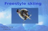 Freestyle skiing