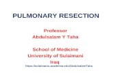 Pulmonary resection