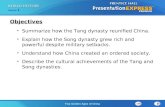 Summarize how the Tang dynasty reunified China