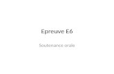 Epreuve E6