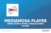 MediaMosa Player - Open source HTML5 weblectures player