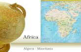 Africa Algeria - Mauritania. Algiers Algeria Angola