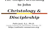 The Gospel according to John Christology & Discipleship