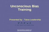 Unconscious bias training