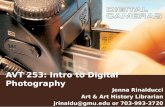 Library Research for Introduction to Digital Photography