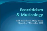 Ecocriticism & Musicology