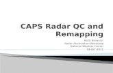 CAPS Radar QC and Remapping