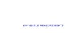UV-VISIBLE MEASUREMENTS