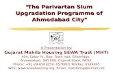 ï½ The Parivartan Slum Upgradation Programme of Ahmedabad City ï¾